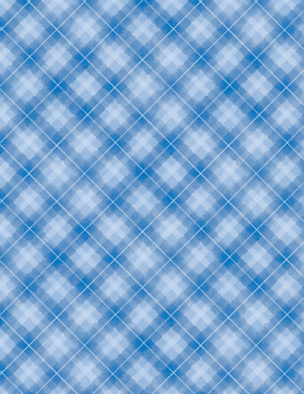 Let it Snow-Man! - Plaid Light Blue - 3017 27759 440