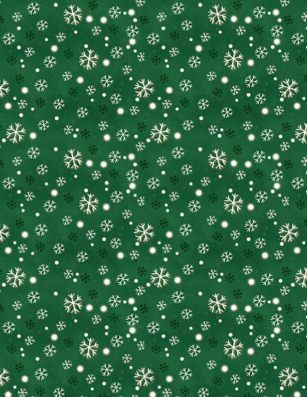 The Jolly North - Snowflakes Green - 3036 18066 717