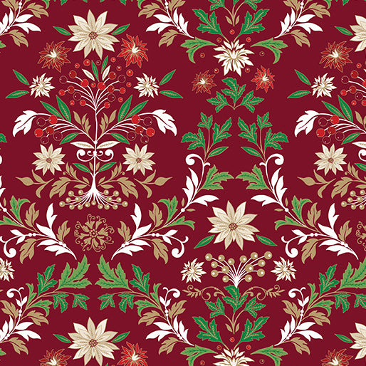 Holiday Nouveau - Holiday Nouveau Garden Crimson - 15153M-19
