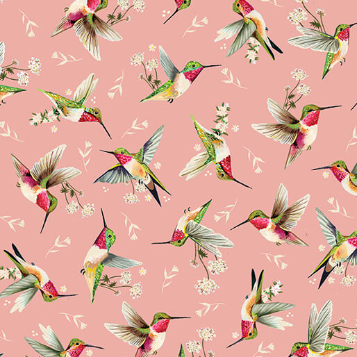 Into the Meadow - Hummingbird Toss Rose - 16709-22