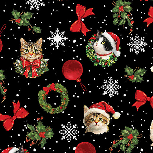 Merry Cats - Merry Cats Toss Black/Multi - 16774-12
