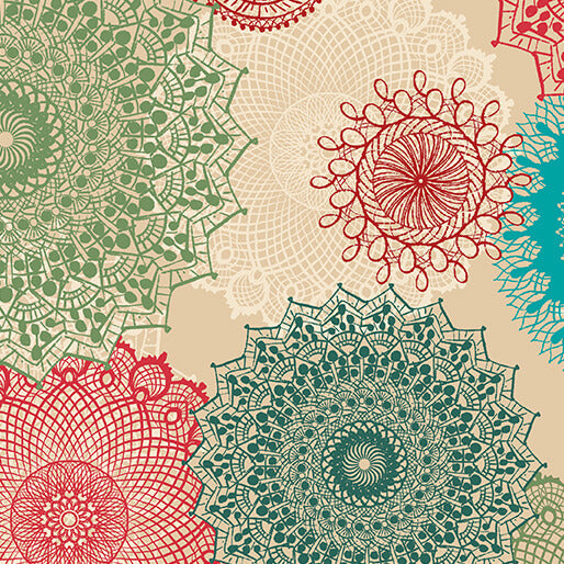 Winter Haven - Dancing Doilies Multi - 16790-99