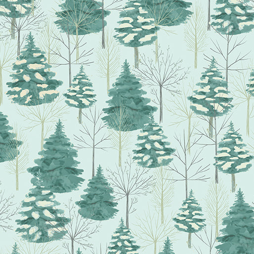Winter Haven - Forest Symphony Lt.Turqoise/Pine - 16792-81