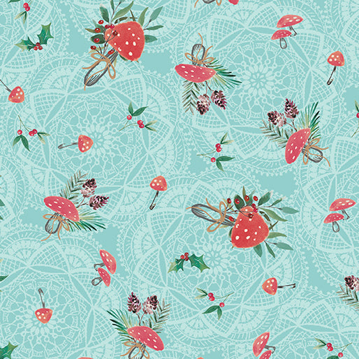 Winter Haven - Forest Gathering Medium Turquoise - 16794-82