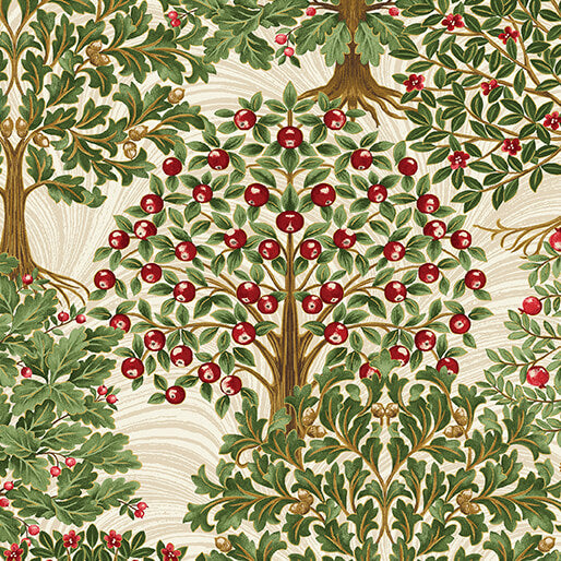 All About Seasons - Grand Trees-Winter Cream/Multi - 16853M-70