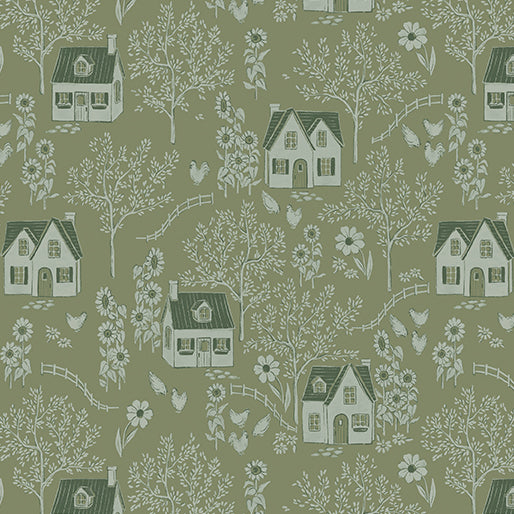 Heirloom Garden - Heirloom Garden Tonal Medium Moss - 16917-44