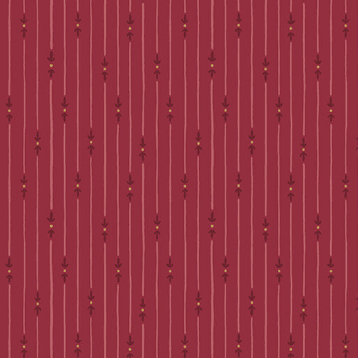 Heirloom Garden - Heritage Stripe Dark Rose - 16923-23