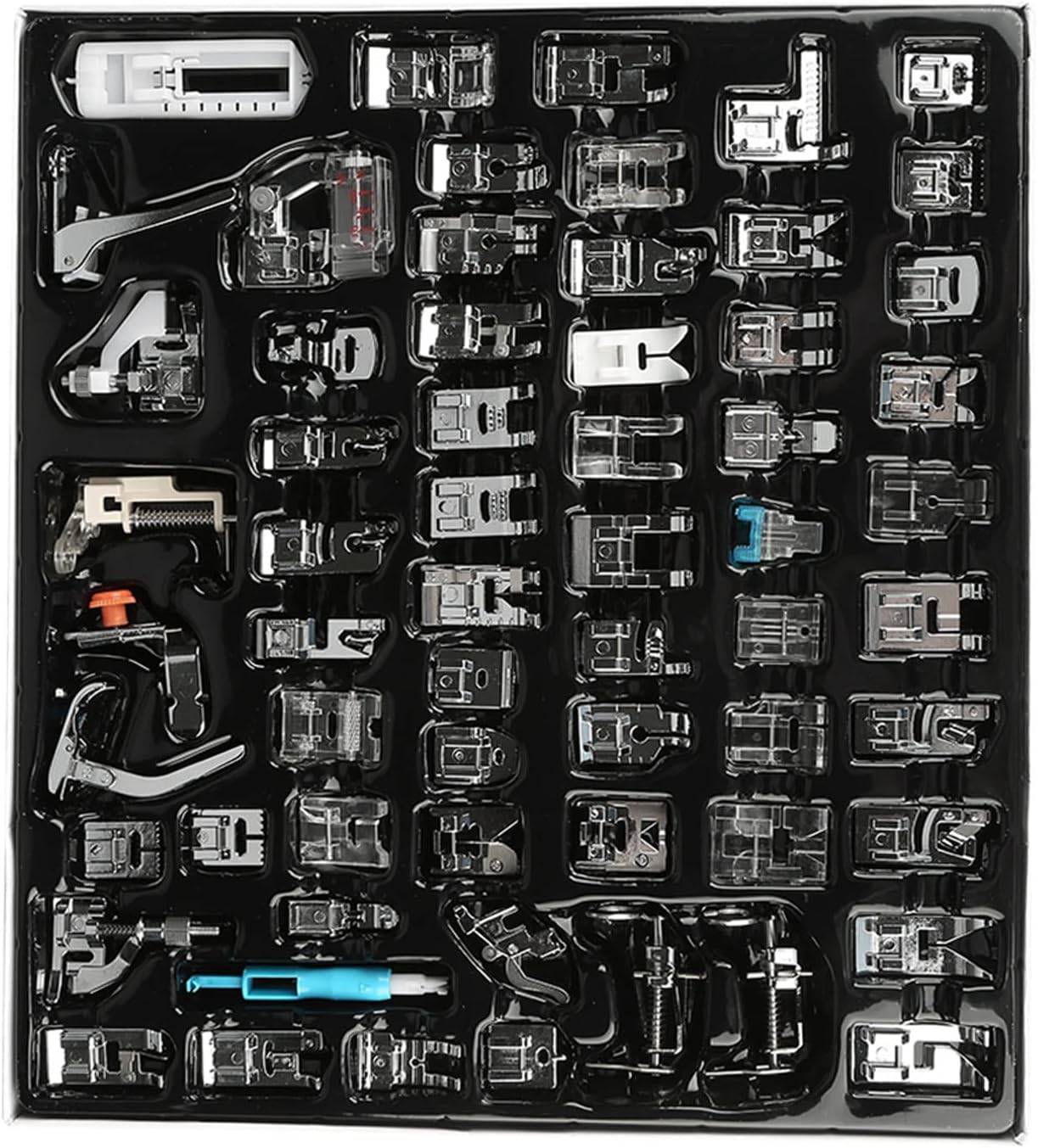 62 Pcs Sewing Machine Presser Feet Set
