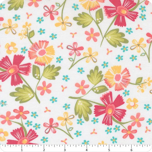 In The Garden - Flowers Off White - 29230 11