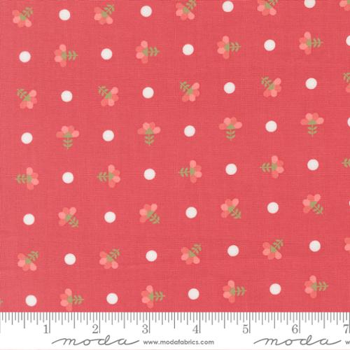 In The Garden - Dotted Sprig Floral Strawberry - 29232 12