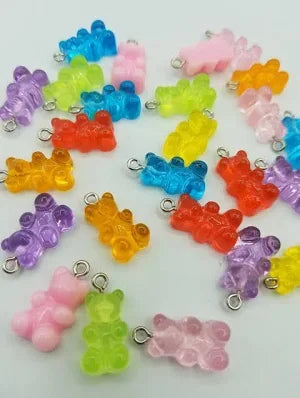 Gummy Bear Charms, Set of 4