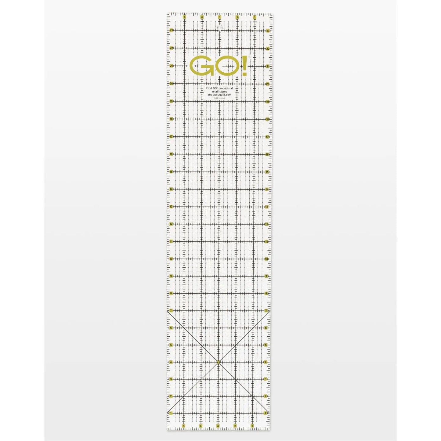 GO! Quilting Ruler-6" x 24" - Accuquilt