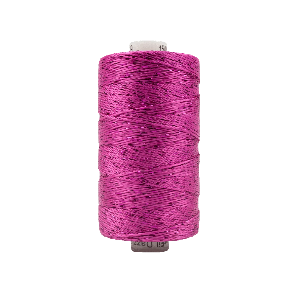 Dazzle 8wt Metallic 200yd Fuchsia