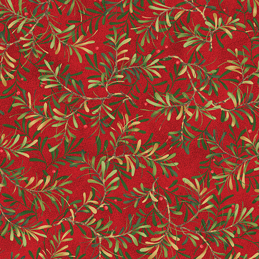 12 Days of Christmas - Pine Boughs Red - 17274-10-BN