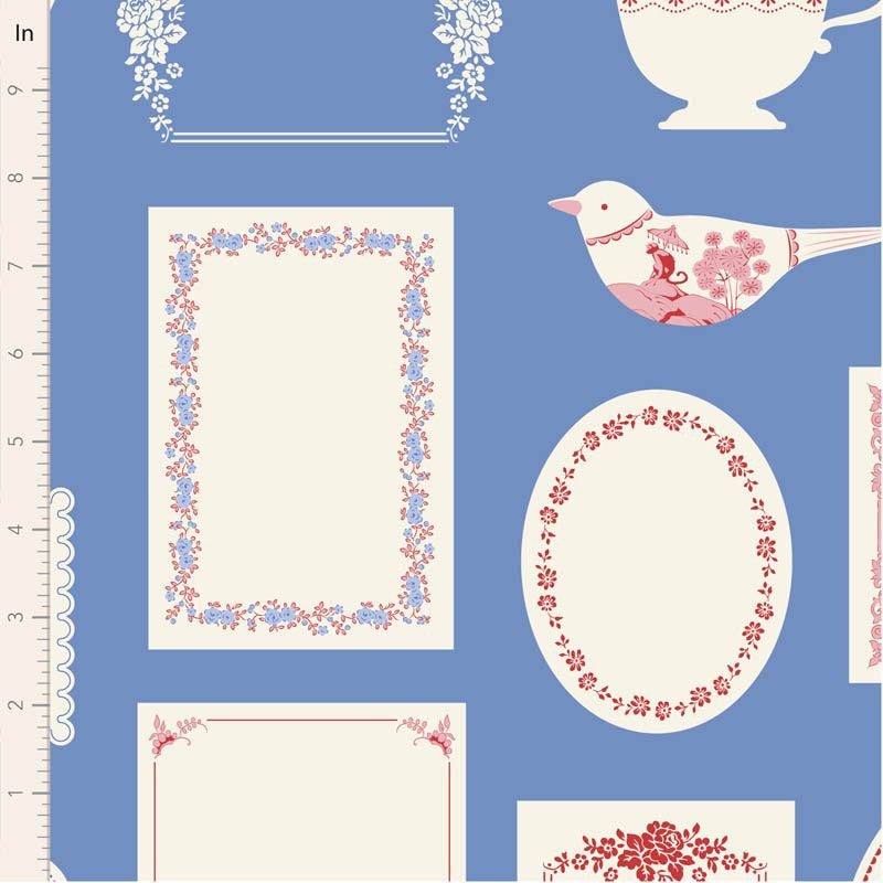 Something Blue - Label & Ornaments Blue - 110173
