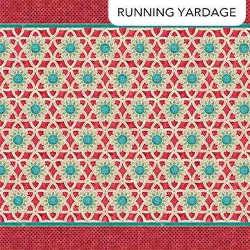 Boho Bliss - Full Width Bord1 Red Multi - 29200-24