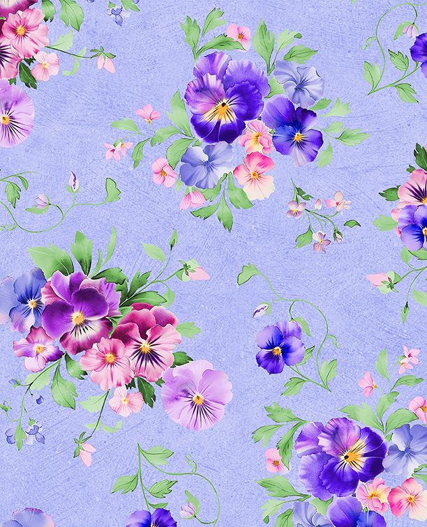 Pansy Fields - Bouquets Purple - 3080 28663 673 WP