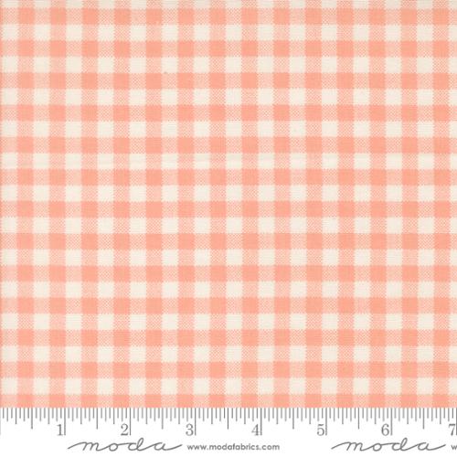 Handmade Sweetness Quilt - Checks Checks and Plaids Gingham Peach - 31797 17QC-MO