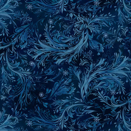 Beyond the Pines - Midnight Blue Swirling Branch - 3682-77-HG