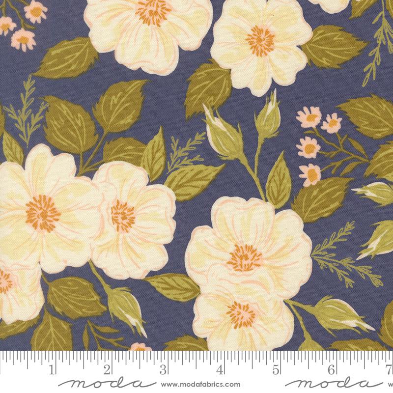 Wildbriar - Garden Song Florals Blueberry - 43220 15-MO