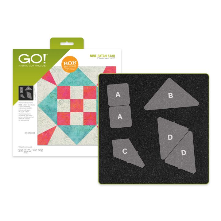 GO! Nine Patch Star-9" Finished Die - Accuquilt