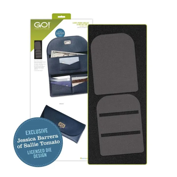 GO! Lucky Penny Wallet (2-Die Set) by Sallie Tomato - Accuquilt