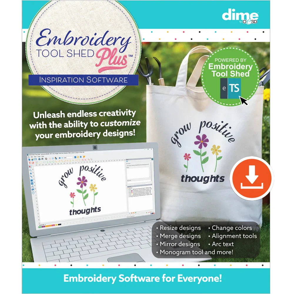 Embroidery Tool Shed Plus - USB
