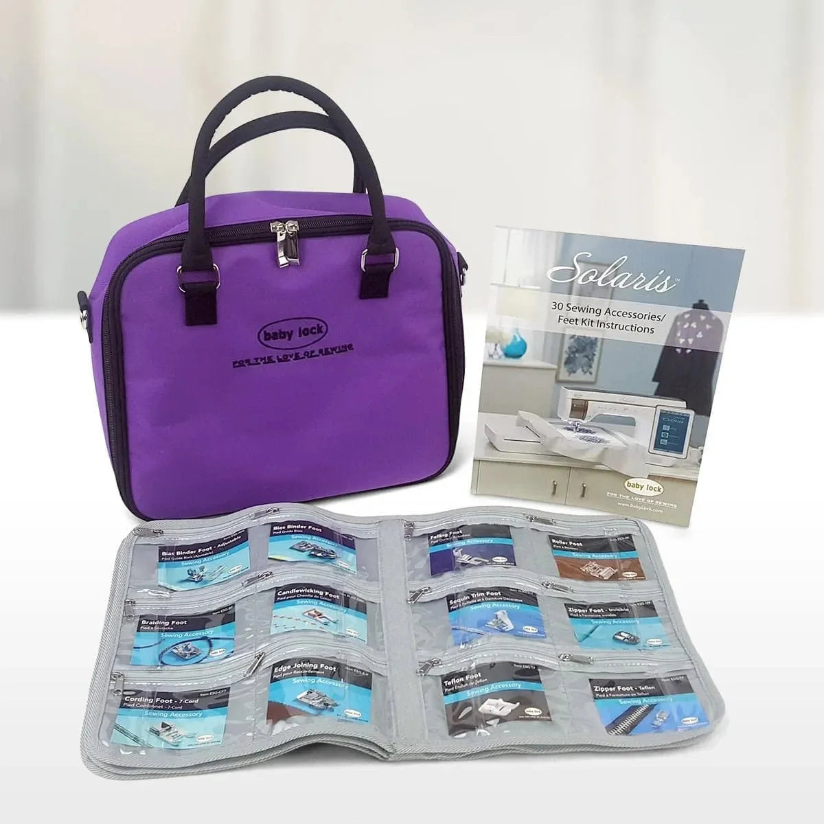 BARGAIN! Display Model 30-Piece Baby Lock Solaris Foot Kit