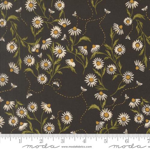 Ladybug Whimsy Metal - Cone Flower Florals Bees Midnight - 48442 18M-MO