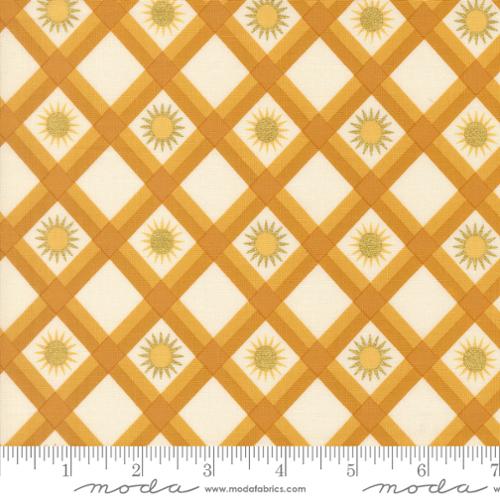 Ladybug Whimsy Metal - Plaid Sunshine Checks and Plaids Sun Golden - 48447 13M-MO