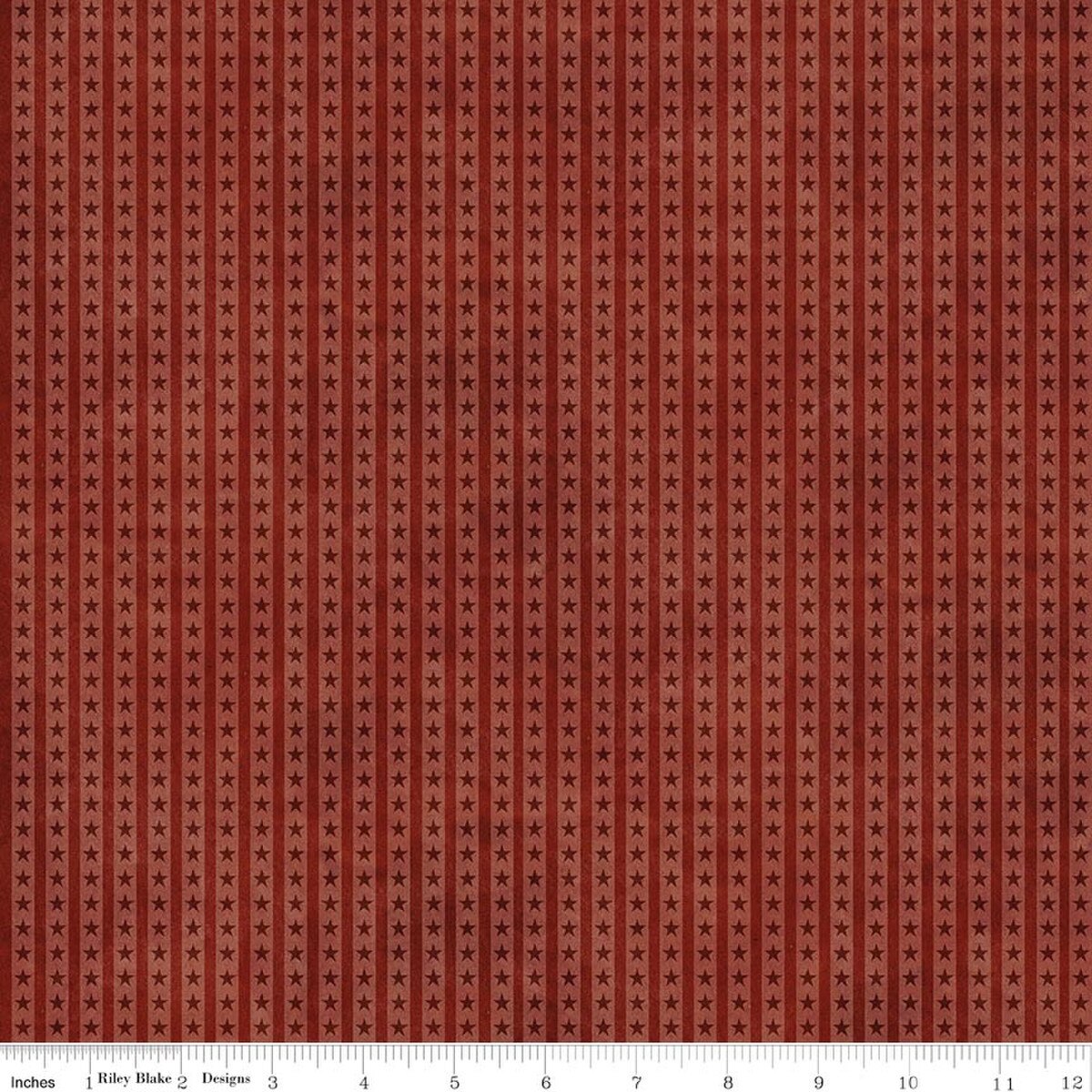 Northern Christmas - Star Stripes Red - C17836-RED