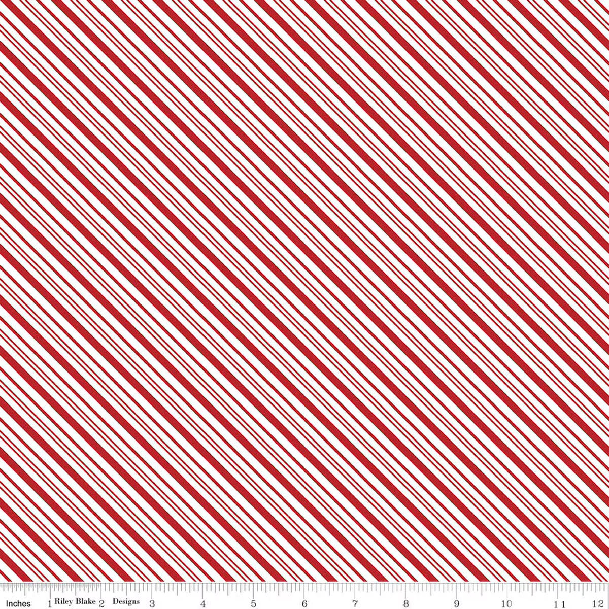 A Perfect Winter - Striped Red - C17995-RED