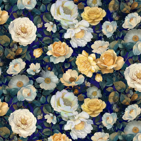 Lumiere - Floral Navy - CD4352-NAVY