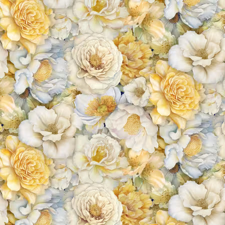 Lumiere - Floral Cream - CD4355-CREAM