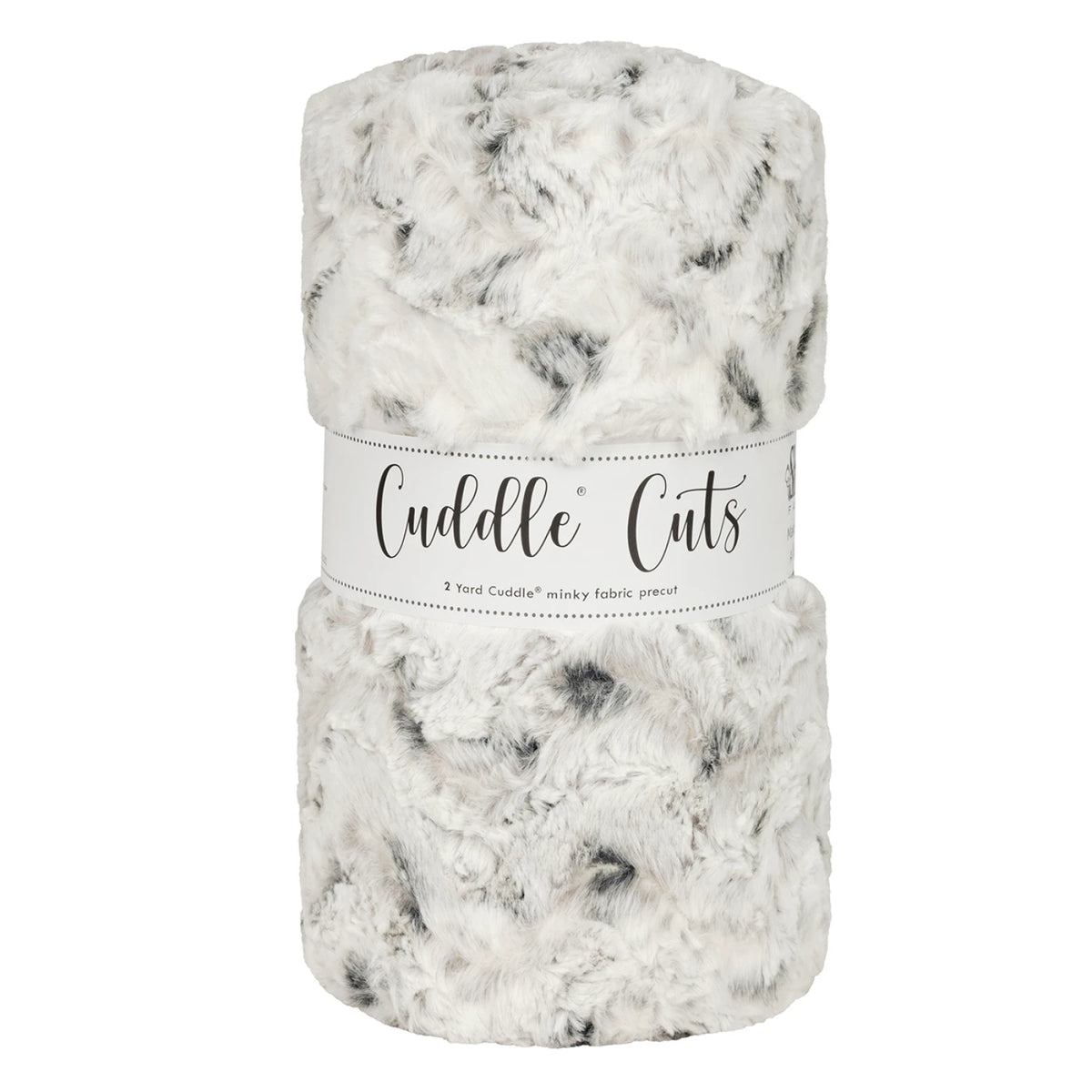 Luxe Cuddle Cut - Snowy Owl Alloy - 2 Yd Cut