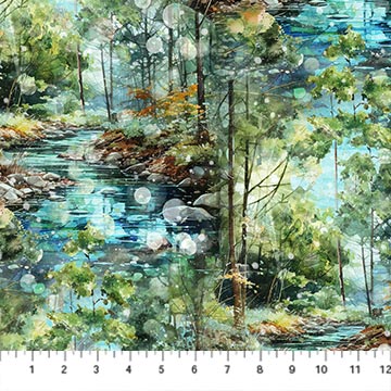 Serenity Springs - Scenic Green Multi - DP29067-78-NC