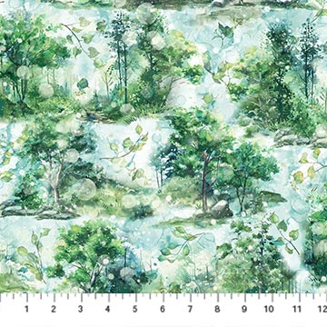 Serenity Springs - Vingnettes Lt Green Multi- DP29068-76-NC