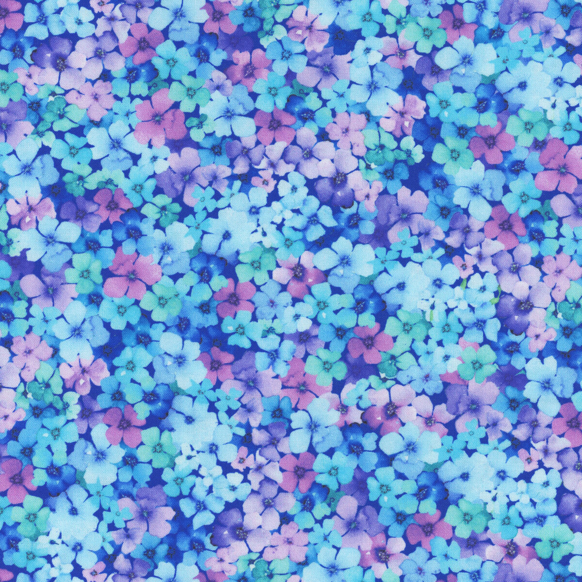 Bellagio - Small Packed Flowers - FLORA-CD3585 MULTI
