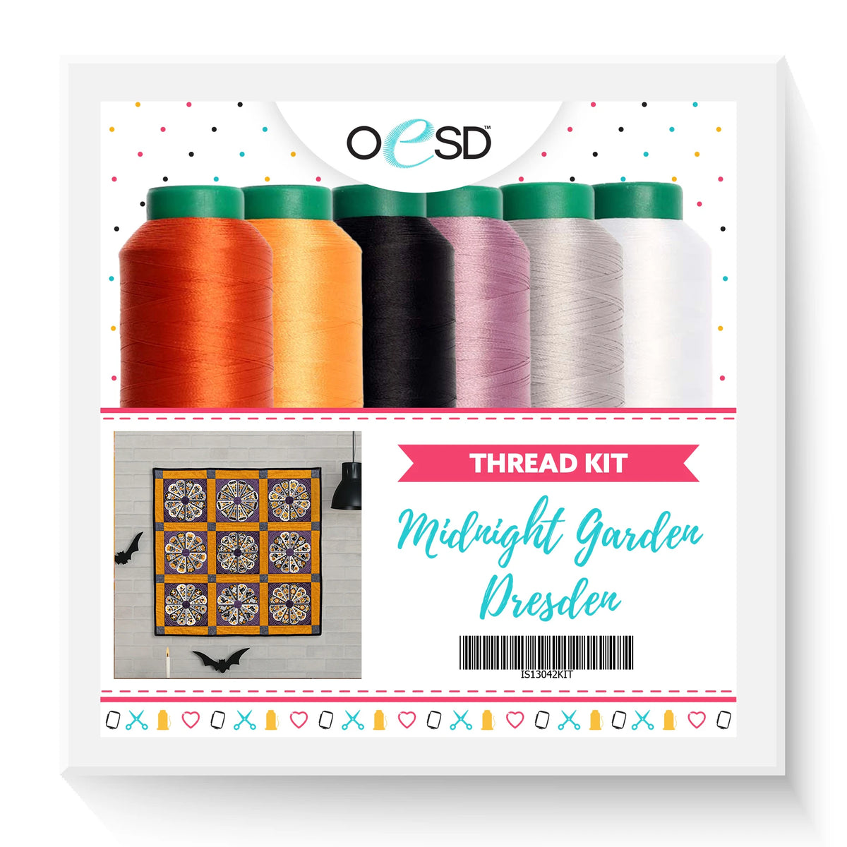 Midnight Garden Dresden Thread Kit - #IS13042KIT