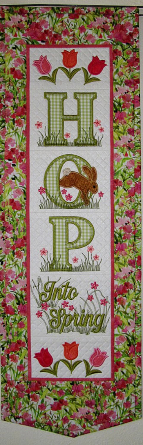 HOP Into Spring Wall Hanging