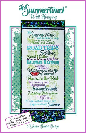 It's Summertime! Wall Hanging - Pattern