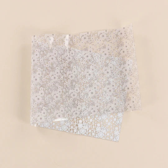 White Petal Printed Vinyl