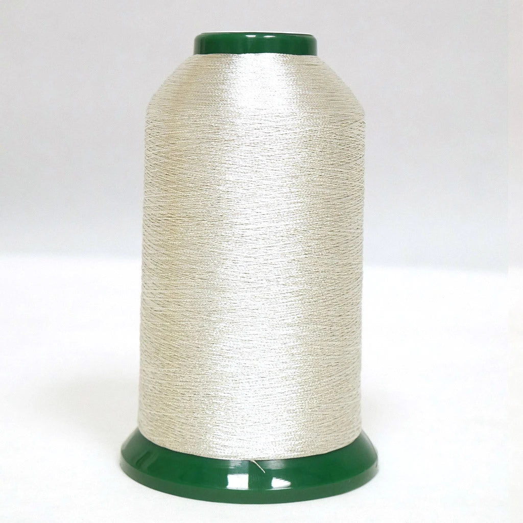 KingStar Metallic Embroidery Thread - Silver (MS-1) - 3000m