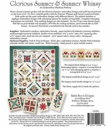 Glorious Summer - Embroidery Pattern