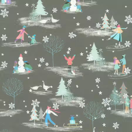 Wintertime - Shadow Ice Skaters - RSWD23747304-RK