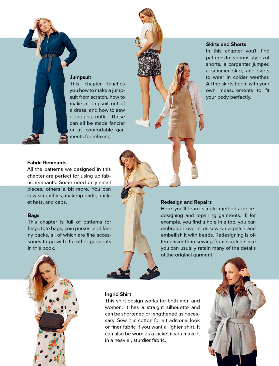 Sew for Yourself: 50 Great Garments from Recycled Fabrics Using 5 Basic Patterns
