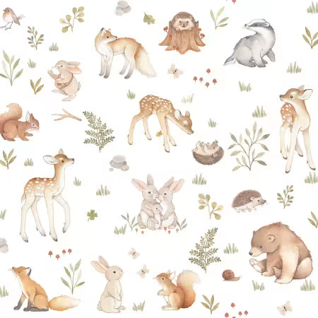 ABCs of Love - White Enchanted Woods - ST-DNS3667WHITE