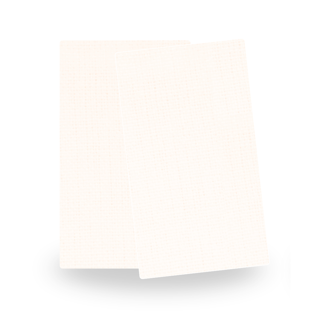 White Tea Towels, Set of 2