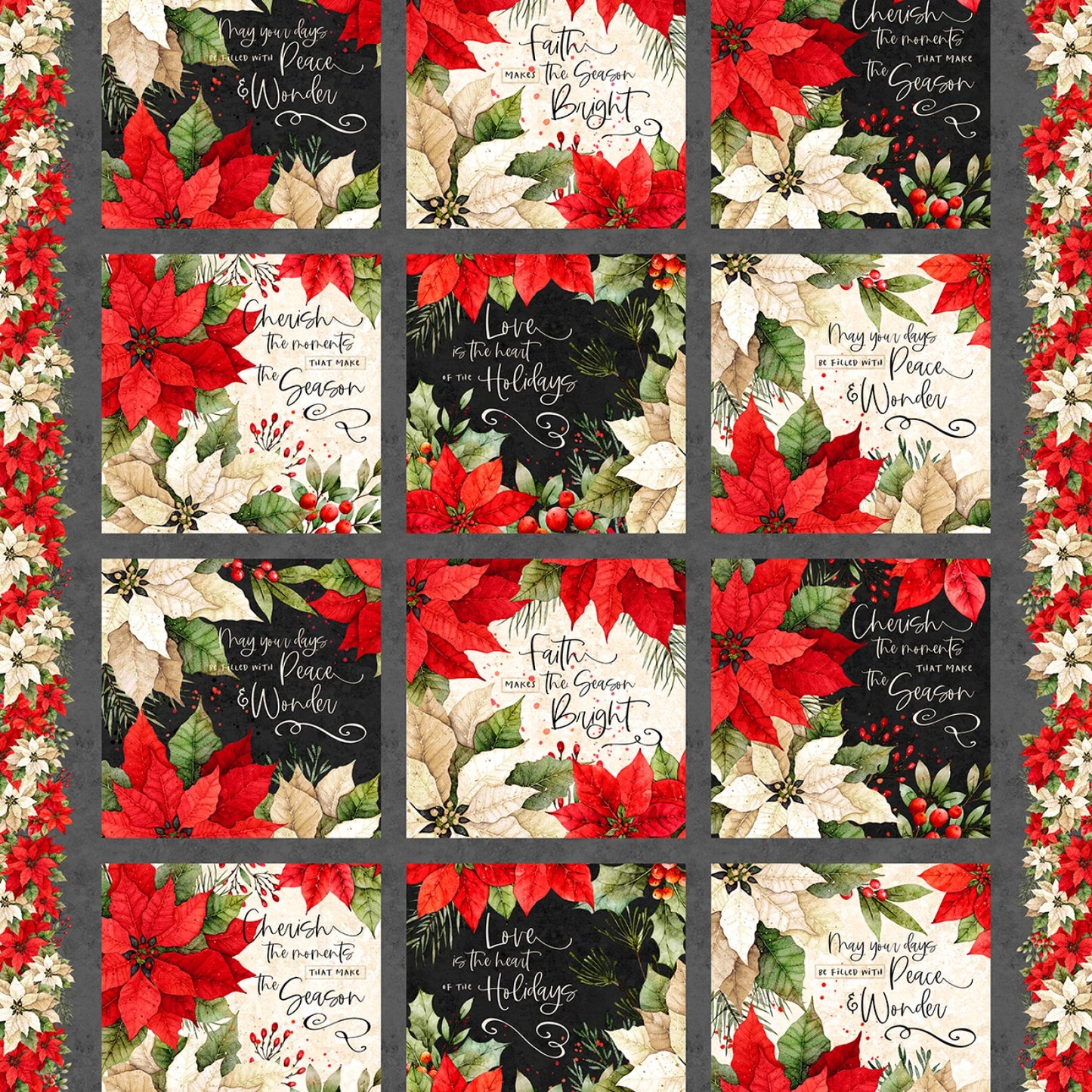 Poinsettia Radiance - Craft Panel Multi - W110-004-730