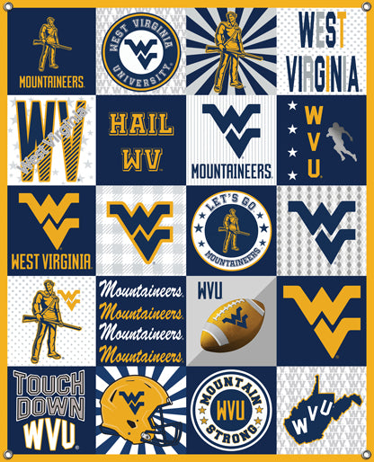 T-Shirt Spirit Banner - NCAA-West Virginia